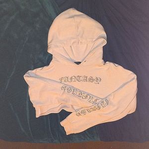 Large white Crop sweater forever 21